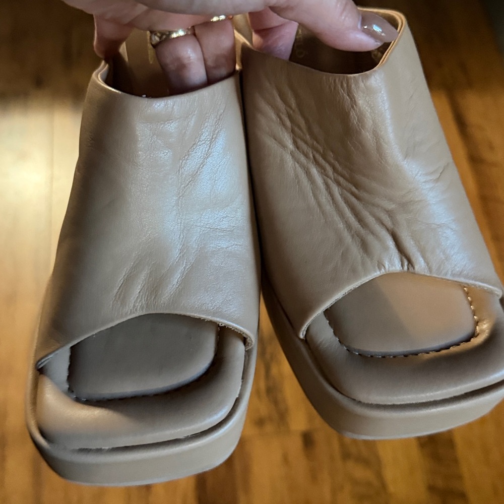 Leather Platform